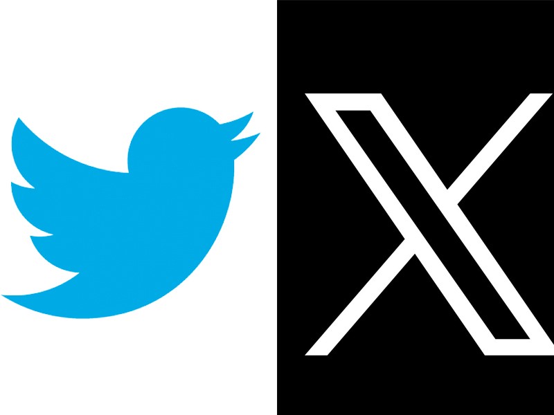 Twitter logo X